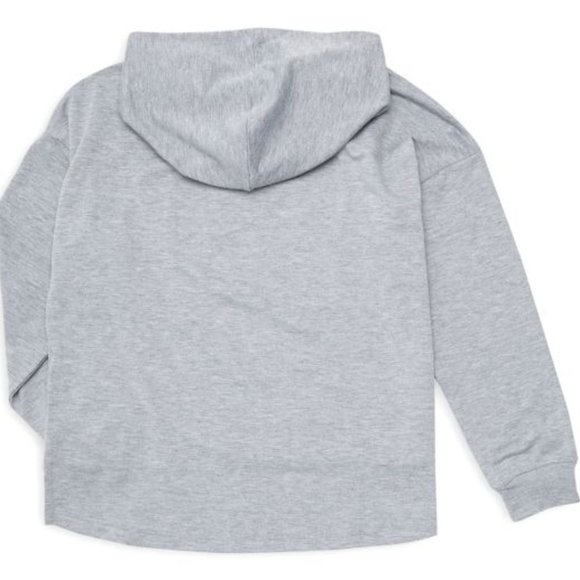 NEW Design Lab Girl's SM (8) Unicorn Boxy Hoodie - Picture 2 of 3